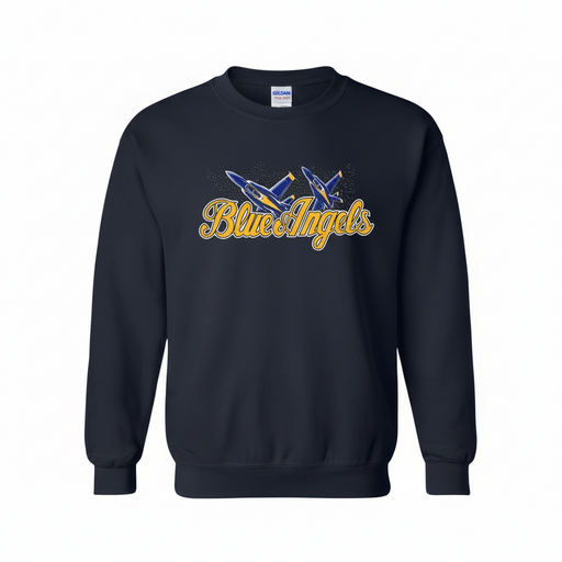 BLUE ANGELS HELMET HEAD II - CREWNECK SWEATSHIRT