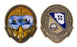 BLUE ANGELS HELMET HEAD CHALLENGE COIN