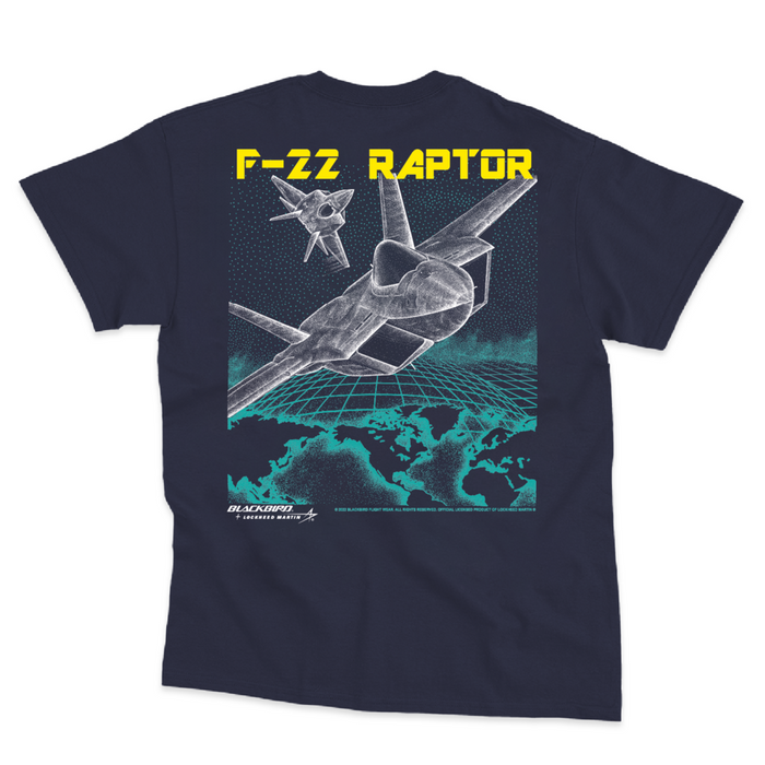 F-22 THE LOCKHEED RAPTOR YOUTH TEE