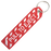 PULL TO EJECT RED AND WHITE KEYCHAIN