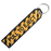 PULL TO EJECT BLACK AND GOLD KEYCHAIN
